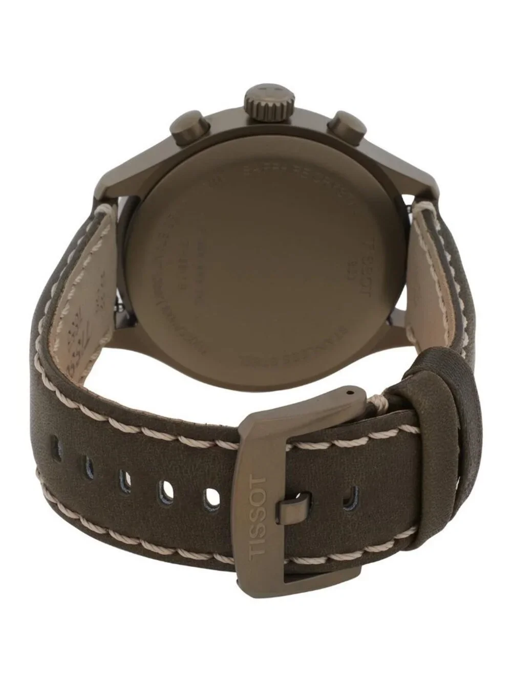 NWT Tissot Chrono XL Quartz Khaki Dial Men's Watch